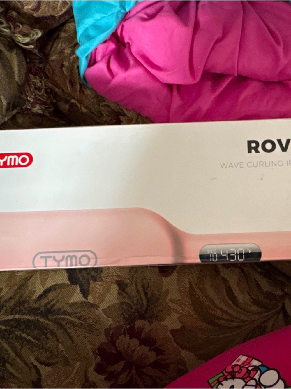 Tymo Pink Wave Curling Iron - Lightweight Wave Styler